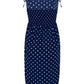 Vestido Boho De Lunares Largo Tirantes Sin Mangas Con Abertura