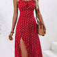 Vestido Boho De Lunares Tirantes Finos Sin Mangas