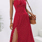 Vestido Boho De Lunares Tirantes Finos Sin Mangas