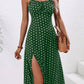 Vestido Boho De Lunares Tirantes Finos Sin Mangas