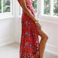 Vestido Boho Largo De Encaje Maxi Manga Larga Estilo Western Elegante