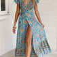 Vestido Boho Largo De Encaje Maxi Manga Larga Estilo Western Elegante