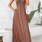 Vestido Boho Largo Estampado Étnico Tirantes Finos