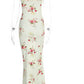 Vestido Boho Largo Floral Tirantes Finos Sin Mangas