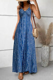 Vestido Boho Largo Tribal Tirantes Finos Sin Mangas