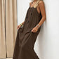 Vestido Maxi Blanco Tirantes Spaghetti Corte Suelto Ligero Verano Playa Boho